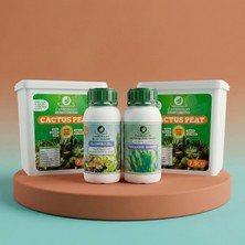 Carbonado 2 Adet Cactus Peat 7.5 L + Sıvı Bitki Besini 500 ml + Sıvı Deniz Yosunu 500 ml Paket