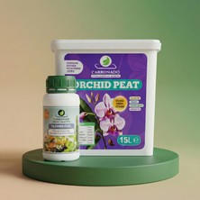 Carbonado Orchid Peat 15 L + Sıvı Bitki Besini 500 ml Yetiştirme Paketi