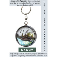 Wintoup Özel Model Dekoratif Hediyelik Koleksiyon Çok Şık Istanbul Temalı Cep Küllüğü Anahtarlık 5 x 5 cm