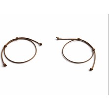 Chellomood Deri Ip Çift Bilekliği