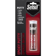 Go İthalat Selsil Epoxy Putty - Epoksi Macun Isıya Dayanıklı Yapıştırcı 57GR Ahşap - Metal - Cam - Seramik (5440)