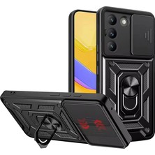 LTG Nova V30 Lite 4g Pars Lens Yüzüklü Silikon - Siyah