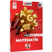 2026 Meb Ags Ahenk Serisi Matematik Video Ders Notları Yediiklim Yayınları