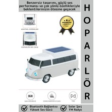 Wintoup Premium Yüksek Ses Kamp Speaker Fm Solar Şarjlı Çok Şık Retro Vosvos Tasarımlı Bluetooth Hoparlör