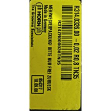 PH Horn Horn R314.0326.00‑0,02 R0,8 TN35 ( 2 Adet=1 Kutu )