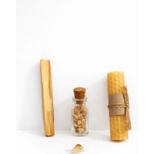 Chellomood -Meditasyon Bereket Seti – Palo Santo Tütsü + Balmumu + Günlük Reçinesi + Sitrin Doğal Taş