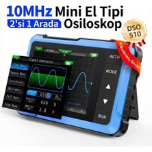 Fnırsı DSO510 2in1 Mini El Tipi Dijital Osiloskop Sinyal Jeneratörü