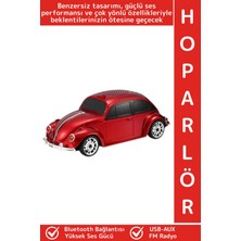 Wintoup Premium Nostaljik Yüksek Ses Speaker Aux USB Çok Şık Retro Vosvos Tasarımlı Bluetooth Speaker