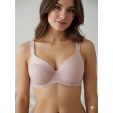 Ecem Yumuşak Dokulu Fitilli Destekli Kadın Sütyen