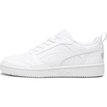 Puma Rebound Kadın Kullanıma Uygun V6 Low Tdp Beyaz Sneaker Düz Tabanlı Spor Ayakkabı