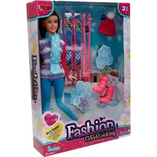SHC4200 Bfs WG-66730-66731 Aksesuarlı Kayakçı Bebek 29 cm -Vardem Oyuncak
