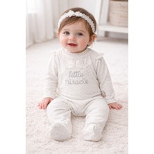 Aki Moda Kids Little Miracle Melek Kanatlı Pamuklu Kız Bebek Tulum