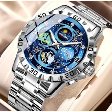 Dedima Şık Tüm Fonksiyon Aktif Çelik Erkek Kol Saati