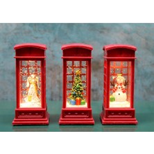 Erseyy Telefon Kulübeli Işıklı Kar Küresi