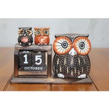 Erseyy Ahşap Baykuş Takvim