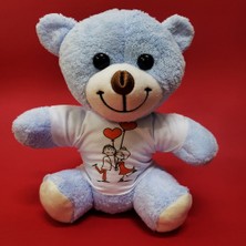 Erseyy Mutlu Sevgililer Temalı Tişörtlü Ayıcık