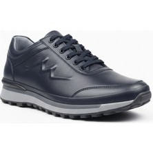 Growish GR0465 Hakiki Deri Hafif ve Sağlam Termo Taban Kabartmalı Sneaker Koşu Yürüyüş Ayakkabısı