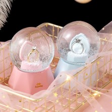 Erseyy Tektaş Yüzük Temalı Işıklı Küçük Boy Kar Küresi