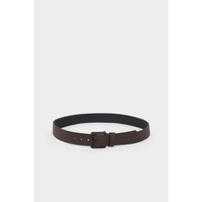 DeFacto Erkek Dikdörtgen Toka Suni Deri Jean Kemeri H0295AXNS