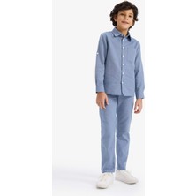 DeFacto %100 Pamuk Düz Paça Pantolon Erkek Çocuk G6741A826SP