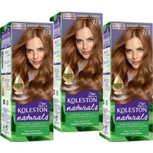 Wella Koleston Naturals Saç Boyası 7/3 Karamel Kumral x 3 Adet