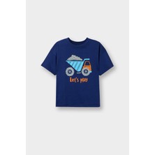 DeFacto Oversize Geniş Kalıp Kısa Kollu Tişört Erkek Bebek G5897A526SM