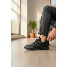 Enoch Erkek Spor Ayakkabı Günlük Sneaker N Logo Detaylı Esnek Yürüyüş ve Fitness Modeli