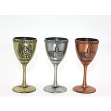 Metal Istanbul Yöresel Kadeh Bardak