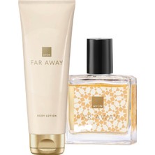 Avon Far Away Kadın Parfüm ve Vücut Losyonu Seti 30 ml EDP Uzun Süre Kalıcı