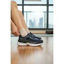 Enoch Erkek Yükske Taban Spor Ayakkabı Sneaker Kauçuk Tabanlı Yürüyüş ve Koşu Modeli