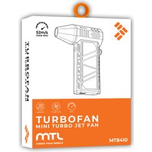Mtl Profesyonel Şarjlı Ayarlanabilir Turbo Fan 130.000 Rpm Hızlı Manyetik Başlıklı Hava Üfleyici MT8410