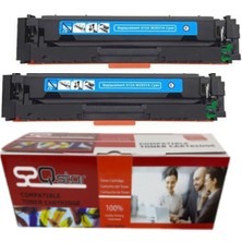 Qstar Hp Çipli 415A Mavi 2'li Ekonomik Paket Garantili Uyumlu Toner Mfp M479FDW M454DW Muadil Toner