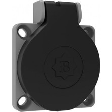 Bemis 1X16A Monofaze Siyah Pano Prizi IP44