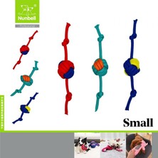 Nunbell Köpek Oyuncağı Diş Ipi Çift Düğümlü Top Ufak S 32 cm