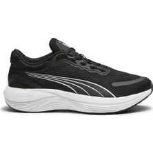 Puma Scend Pro Erkek Siyah Koşu Ayakkabısı Hafif ve Esnek Suni Deri Kauçuk Taban ile Spor ve Günlük Kombin