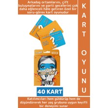 Wintoup Eğlenceli Vakit Geçirme Bol Kahkaha Arkadaş Grubu Yetişkin Soru Görev Oyunu 40 Kart-Moodup Itiraf Et