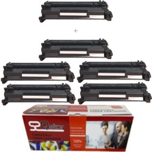 Qstar Hp CF226X 5 + 1 Ekonomik Paket Garantili Uyumlu Toner M402 MFP426 LBP212 MF421 CRG052H Muadil Toner