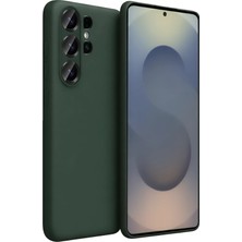 Novis Liora Newface Samsung Galaxy S26 Ultra First Silikon - Koyu Yeşil