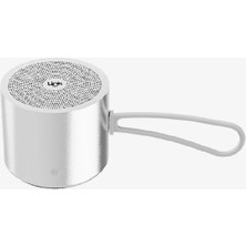Linktech Ekstra Bass Bluetooth Hoparlör - Gümüş - Linktech Bm6 Mini Taşınabilir Kablosuz Hoparlör