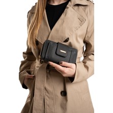 Newish Polo Kadın Deri Desenli Telefon Kağıt Para Bölmeli Kartlık ve Cüzdan - NEWPOLO389