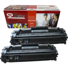 Qstar Hp Çipli CE505A 2'li Ekonomik Paket Garantili Uyumlu Toner P2030 P2035 P2035N P2055 Muadil Toner