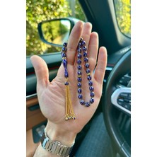 Dergah Tesbih Atölyesi Mine Işlemeli Full Gümüş Tasarım Tesbih