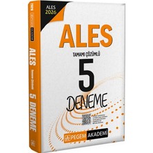 2026 Ales Tamamı Çözümlü 5 Deneme Pegem Yayınları
