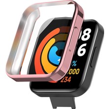 Nezih Case Redmi Watch 2 Lite Uyumlu Yumuşak Silikon 360 Koruma Kasa ve Ekran Koruyucu