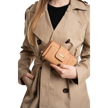 Newish Polo Kadın Deri Desenli Telefon Kağıt Para Bölmeli Kartlık ve Cüzdan - NEWPOLO389