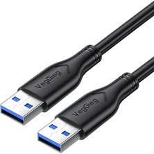 Veggieg Usb-A Male To Male Uzatma USB 3.0 Kablo 5 Metre