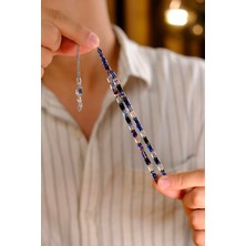 Dergah Tesbih Atölyesi Bilek Boy Gümüş Püskül Ateş-I Kehribar Tesbih