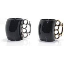 Marsilyan Porselen Muşta Tasarımlı Kupa Bardak