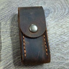 Victorinox 0.6385 Çakılar ile Uyumlu El Yapımı Koyu Kahve Deri Kılıf