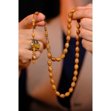 Dergah Tesbih Atölyesi Master Mücahit Şener Otantik Oyma Serisi Beyzi Kesim Kuka Tesbih